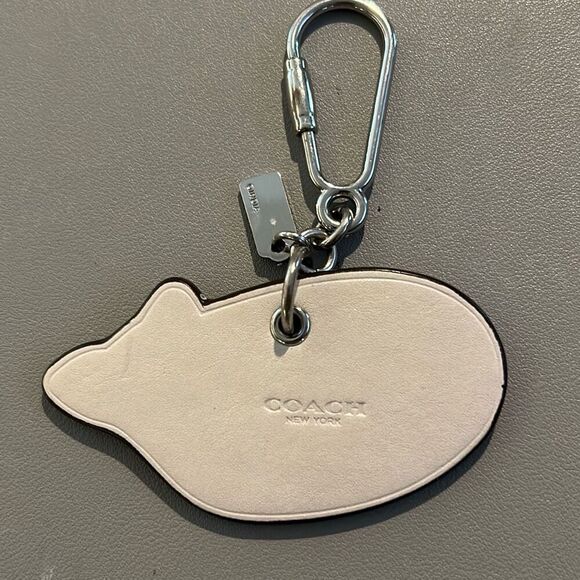 COACH Leather Deer Keychain - Picture 4 of 6